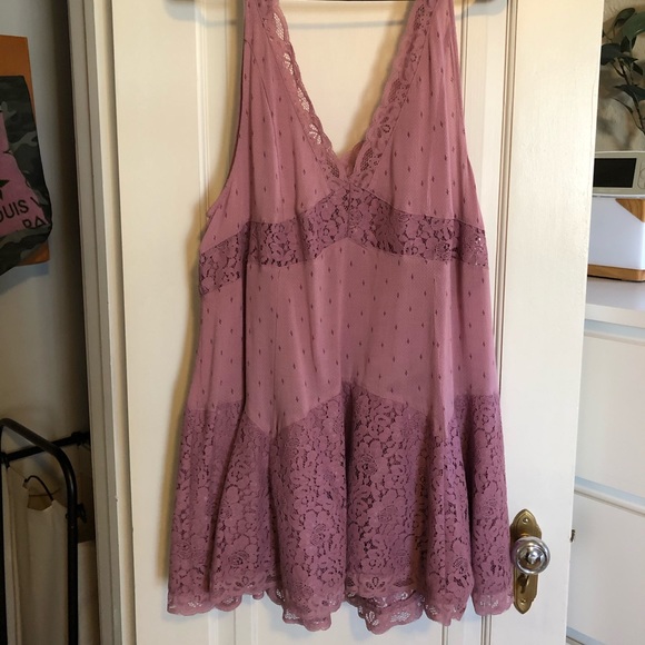 Free People Lace Mini Dress